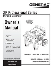 Generac power systems XP4000 Professional Manuals | ManualsLib