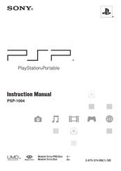 Sony Playstation Portable Psp 1004 Manuals Manualslib