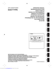 Fujitsu Air Conditioner Duct Type Operating Manual Pdf Download
