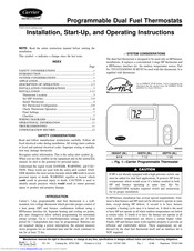 Carrier Programmable Dual Fuel Thermostats Manuals | ManualsLib