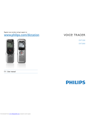 Philips voice tracer DVT2000 Manuals | ManualsLib