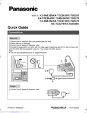 Panasonic KX-TGE270 Manuals | ManualsLib