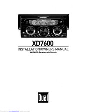 Dual XD7600 Manuals | ManualsLib