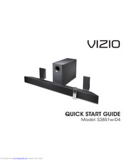 Vizio S3851w-D4 Manuals