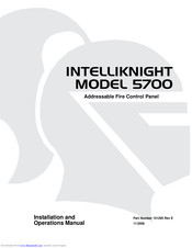 Silent knight 5700 Manuals | ManualsLib