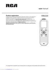 Rca VR6320 Manuals | ManualsLib