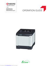 Kyocera ECOSYS P6021cdn Manuals