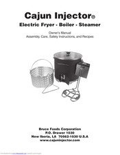 Cajun injector Electric Fryer - Boiler - Steamer Manuals | ManualsLib