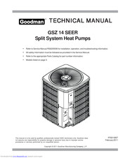 Goodman GSZ140301A Manuals | ManualsLib