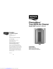 Winix PlasmaWave 5300 Manuals | ManualsLib