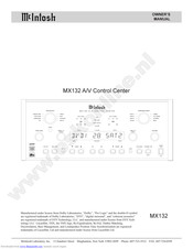 Mcintosh MX132 Manuals | ManualsLib