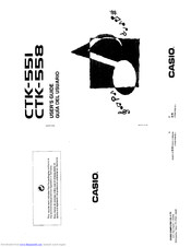 Casio CTK-558 Manuals | ManualsLib