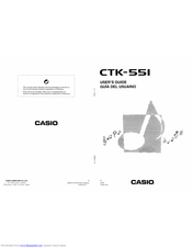 Casio CTK-551 Manuals | ManualsLib