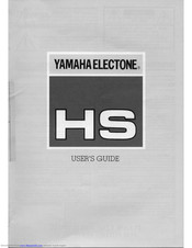 yamaha hs8 pdf
