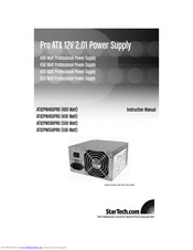 StarTech.com 400 Watt Silent ATX 12V 2.01 PC Computer Power Supply ATX2POW400HS