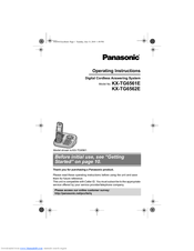 Panasonic KX-TGA651 Manuals | ManualsLib