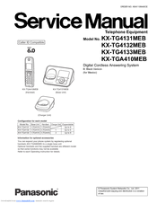 Panasonic KX-TG4133MEB Manuals | ManualsLib