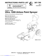 Graco Ultra 1000 Manuals | ManualsLib