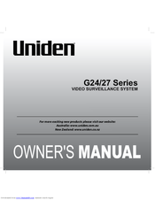 Uniden G2720 Manuals | ManualsLib