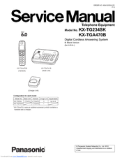 Panasonic KX-TGA470 Manuals | ManualsLib