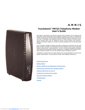 Arris Touchstone TM722 Manuals | ManualsLib