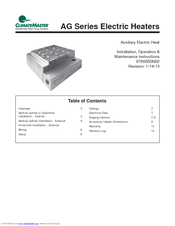 Climatemaster AGL15A Manuals | ManualsLib