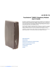 Arris Touchstone TM822 Manuals | ManualsLib