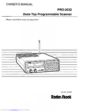 Radio shack Pro-2032 Manuals | ManualsLib