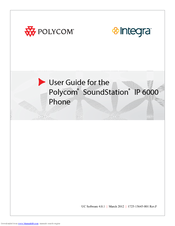 Ip 6000 polycom phone manual