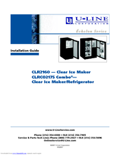 U-line CLR2160 Manuals | ManualsLib