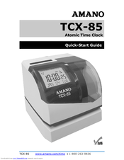 Amano TCX-85 Manuals | ManualsLib