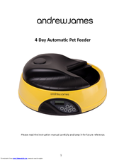 ANDREW JAMES 4 DAY AUTOMATIC PET FEEDER 