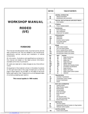 Isuzu 1999 RODEO Manuals | ManualsLib