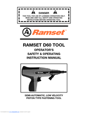 Ramset D60 Manuals Manualslib