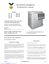 champion cooler rwc35