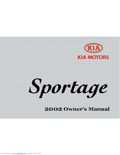 Kia Sportage 2002 Manuals Manualslib