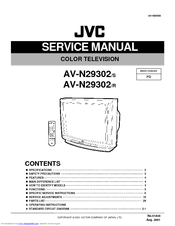 Jvc Av 27d302 Manuals Manualslib