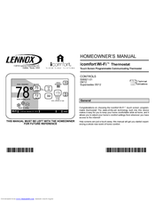 Lennox icomfort Wi?Fi Thermostat Manuals | ManualsLib