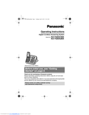 Panasonic KX-TGA652 Manuals | ManualsLib