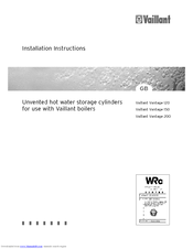 Vaillant Vantage 120 Installation Instructions Manual Pdf