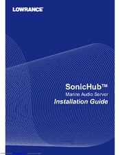 Lowrance Sonichub Installation Manual Pdf Download Manualslib