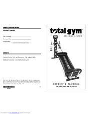 Total gym XL Manuals | ManualsLib