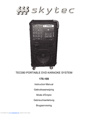 skytec karaoke system
