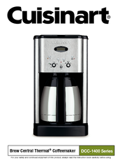Cuisinart DCC-1400 Series Manuals | ManualsLib