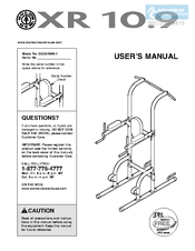 Gold's gym XR 10.9 Manuals | ManualsLib