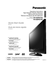 Panasonic Viera TH-42PX75U Manuals | ManualsLib