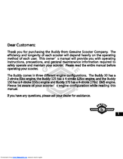 Genuine Buddy 125 Manuals | ManualsLib