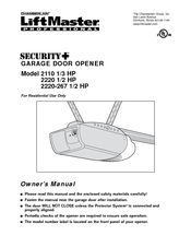 hp chamberlain 2220 owner manual manualslib manuals