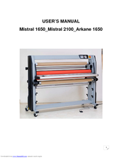 Kala Mistral 1650 Manuals Manualslib