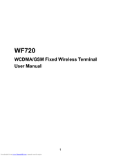 Zte Wf720 Manuals Manualslib
